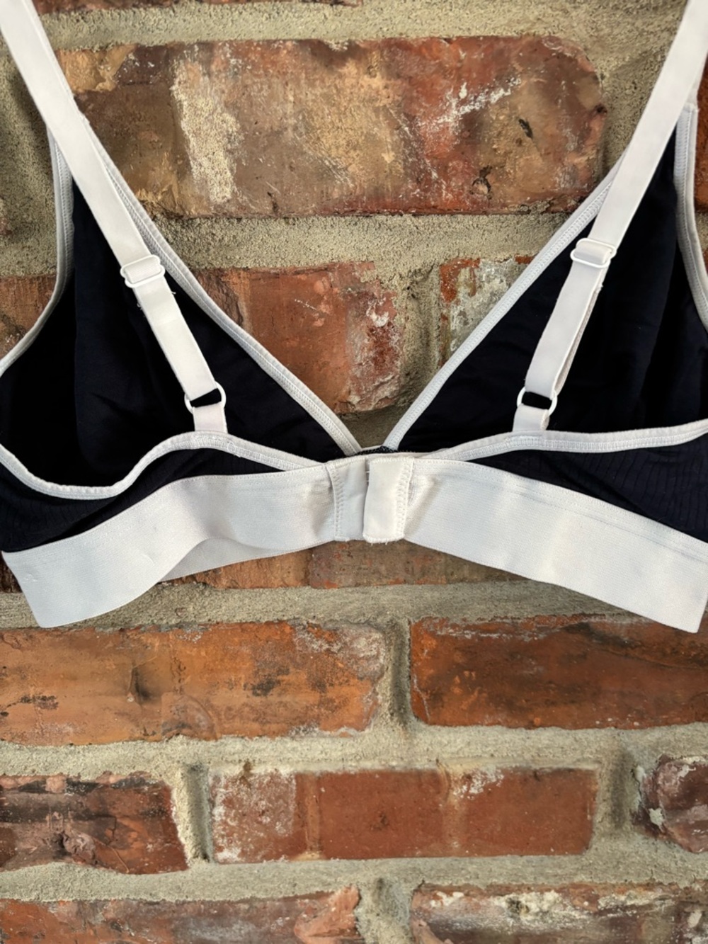 Negative Ribbed Triangle Bralette, Size 3 - Picture 4 of 6